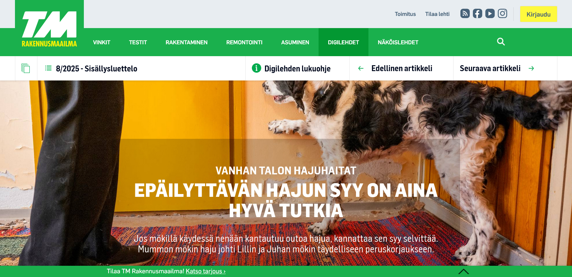 Homekoira Turku Tekniikan Maailman rakennusmaailmassa - Lue koko juttu linkistä